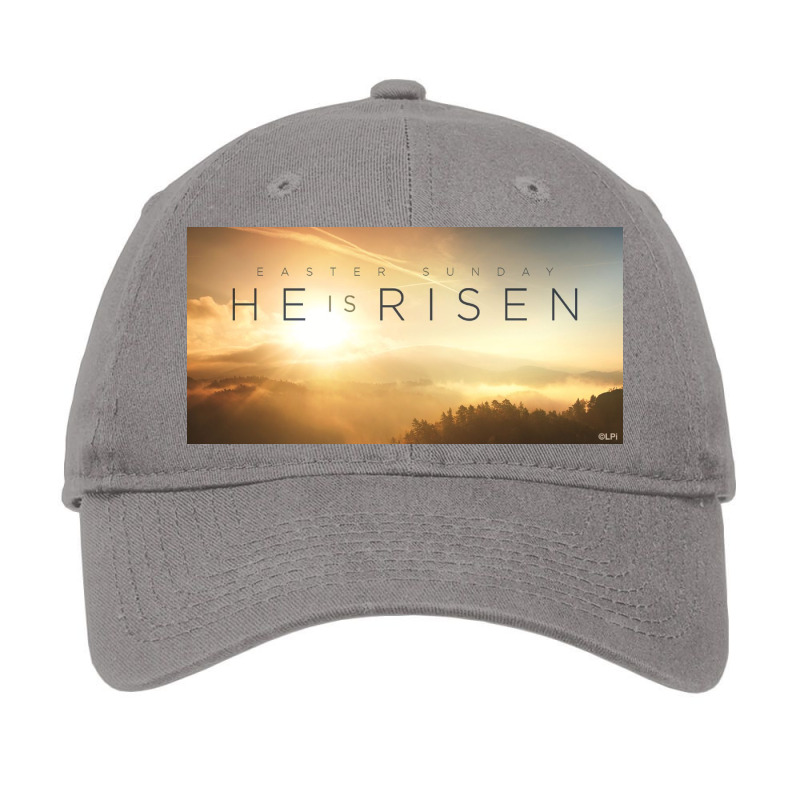 Holy Week And Easter Services,  Easter Sunday He Is Risen Adjustable Cap | Artistshot