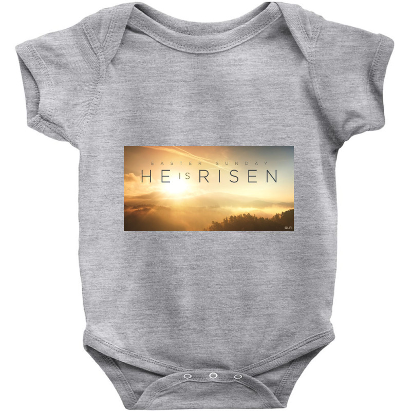 Holy Week And Easter Services,  Easter Sunday He Is Risen Baby Bodysuit | Artistshot