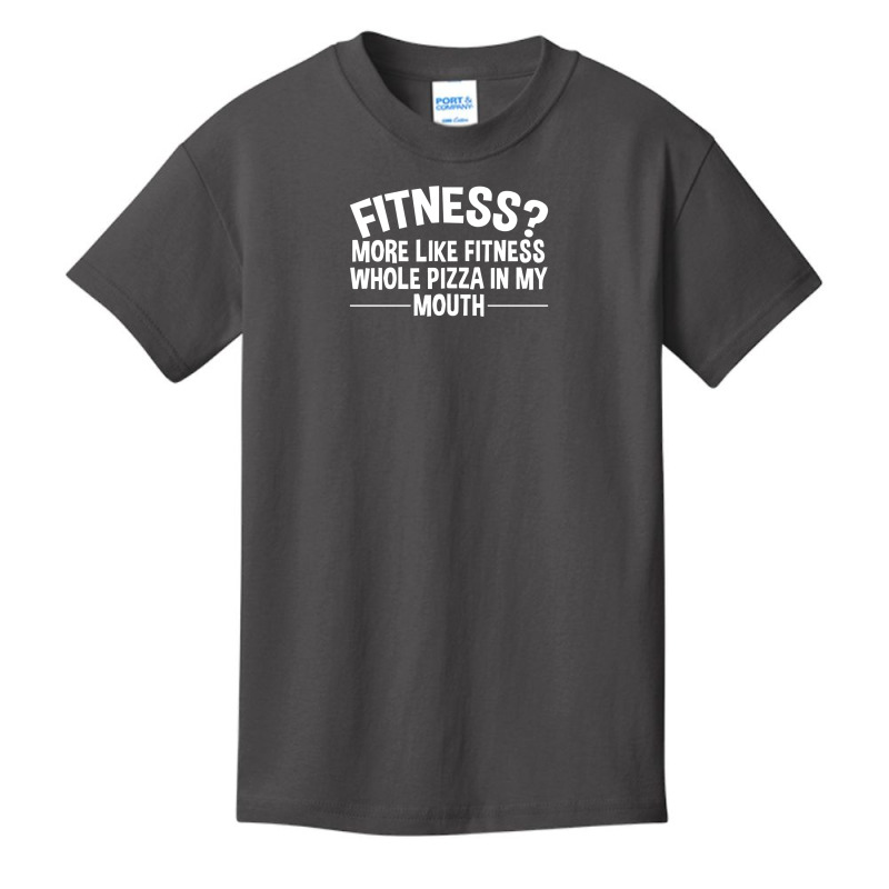 Fitness Whole Pizza In My Mouth Basic Youth T-shirt | Artistshot