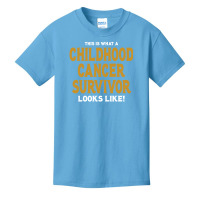 Never Underestimate The Strength Of A Childhood Cancer Warrior Basic Youth T-shirt | Artistshot