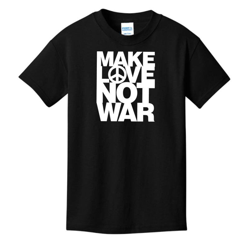 Make Love Not War Basic Youth T-shirt by nbobatiga | Artistshot