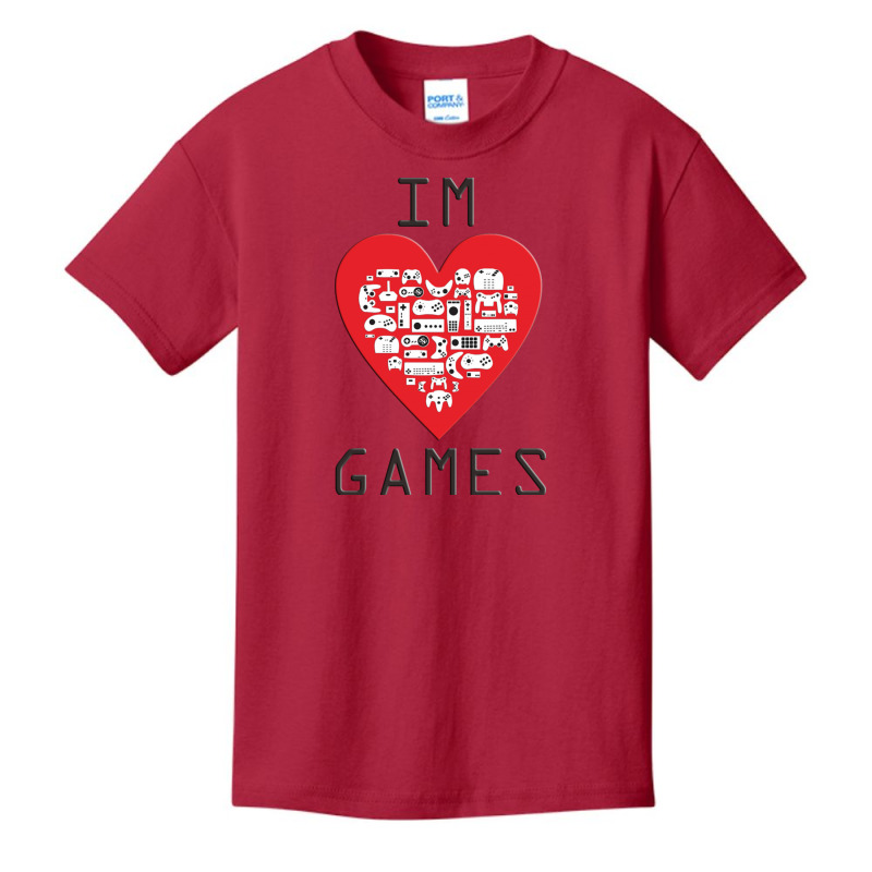 Im Love Games Basic Youth T-shirt | Artistshot