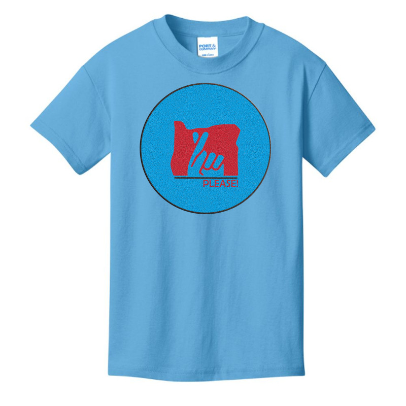 Please Blu Basic Youth T-shirt | Artistshot