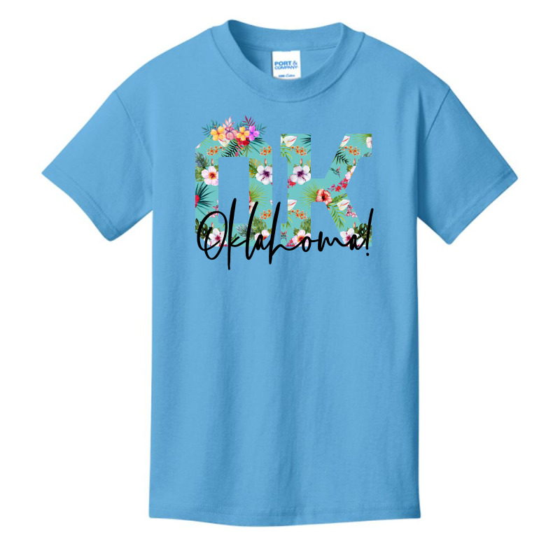 Oklahoma Floral For Light Basic Youth T-shirt by autlu2024 | Artistshot