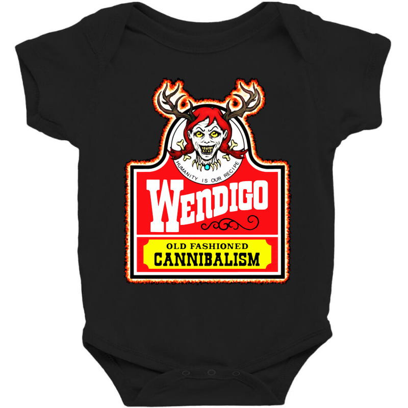 #wendigo Mythological Creature Baby Bodysuit by saterseim | Artistshot