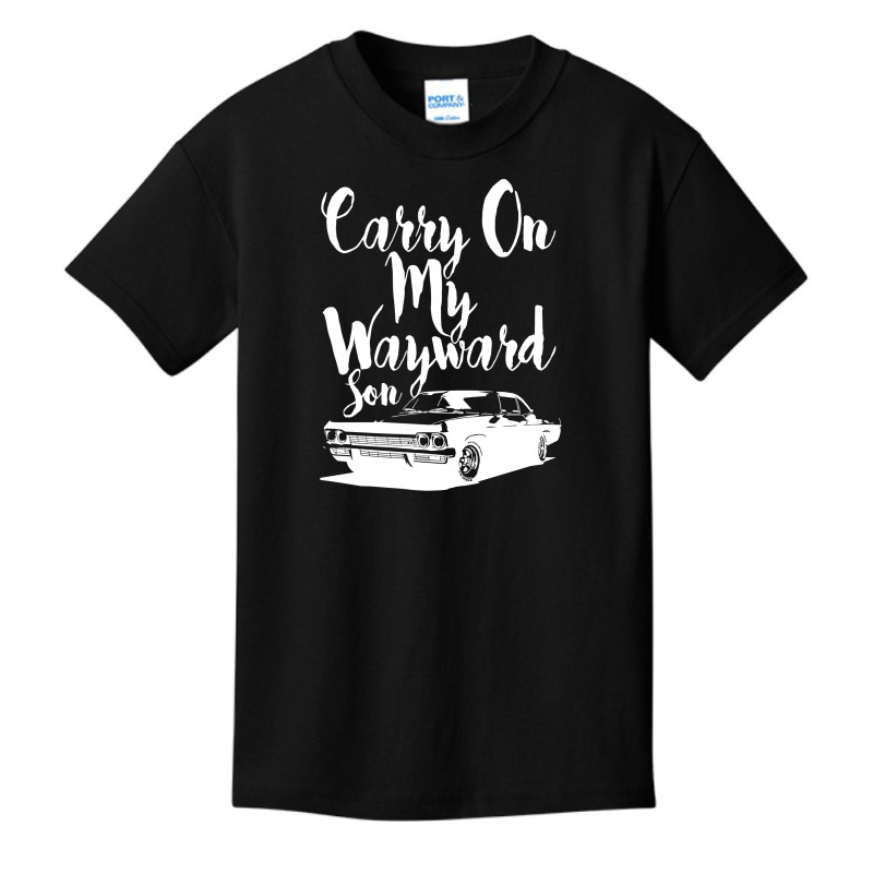 Carry On My Wayward Son For Dark Basic Youth T-shirt | Artistshot