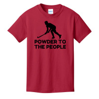 Powder Snow To The People Ski Basic Youth T-shirt | Artistshot