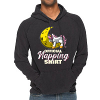 Sleeping Unicorn Nap Time Official Napping Vintage Hoodie | Artistshot