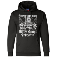 Speech Language Pathologist Speech Therapy For Wom Champion Hoodie | Artistshot