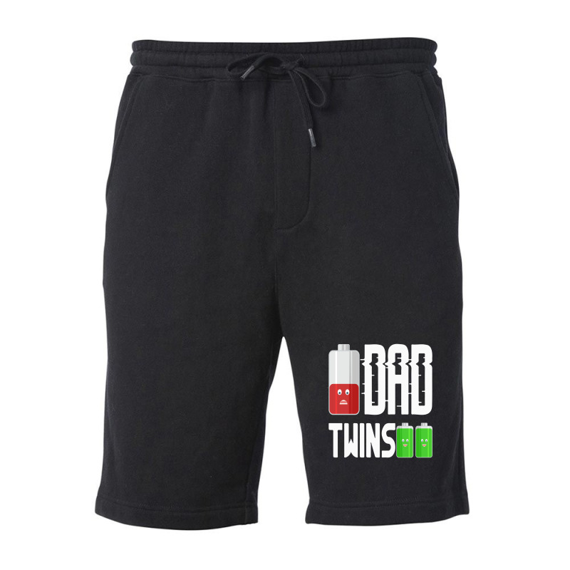 Dad Twins For Dark Fleece Short | Artistshot