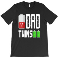 Dad Twins For Dark T-shirt | Artistshot