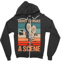 Short Film Writer Movie Maker Cinematographer Edit Zipper Hoodie | Artistshot