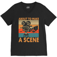 Short Film Writer Movie Maker Cinematographer Edit V-neck Tee | Artistshot