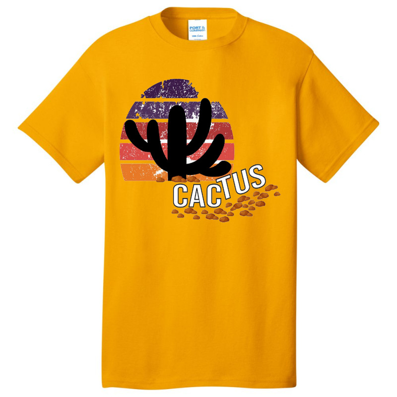 Cactus Sunset Basic T-shirt | Artistshot