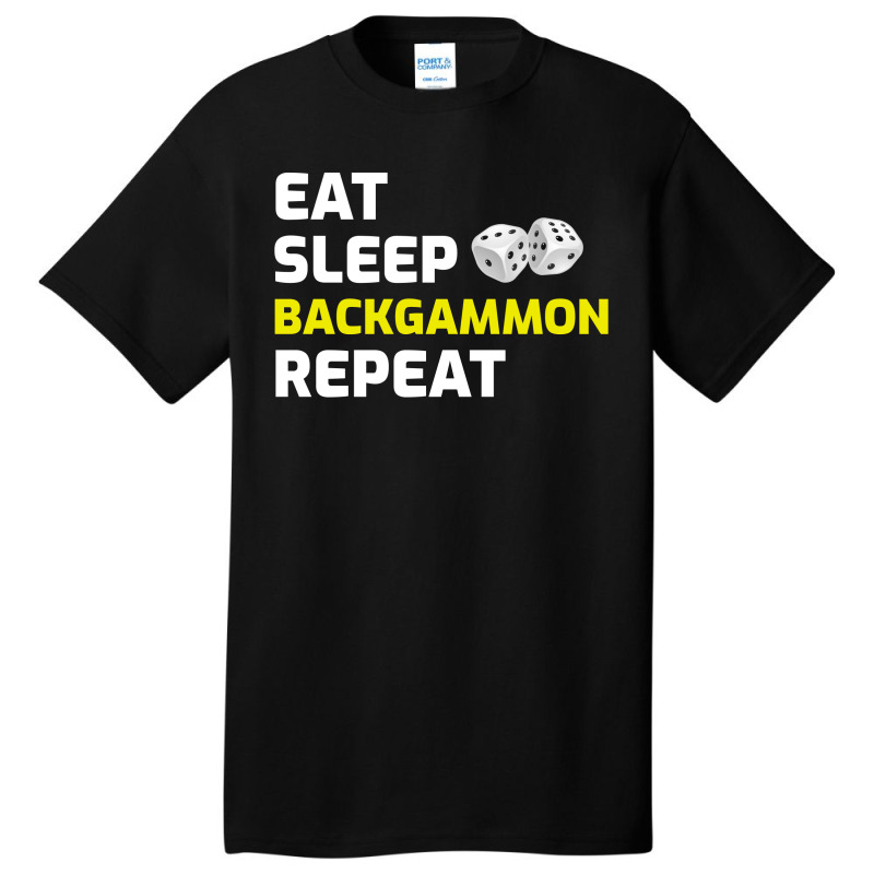 Backgammon Player Board Game Funny Sayings Gift Basic T-shirt | Artistshot