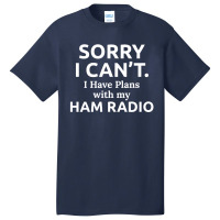 Amateur Ham Radio Operator Dad Grandpa Funny Gift Basic T-shirt | Artistshot