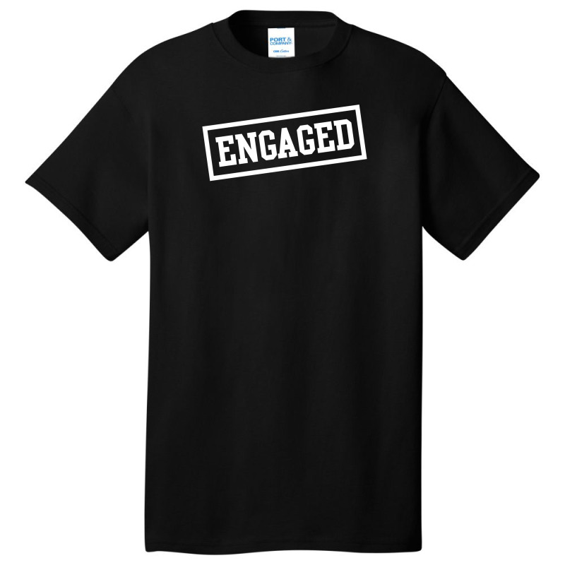 Engaged Box Basic T-shirt | Artistshot