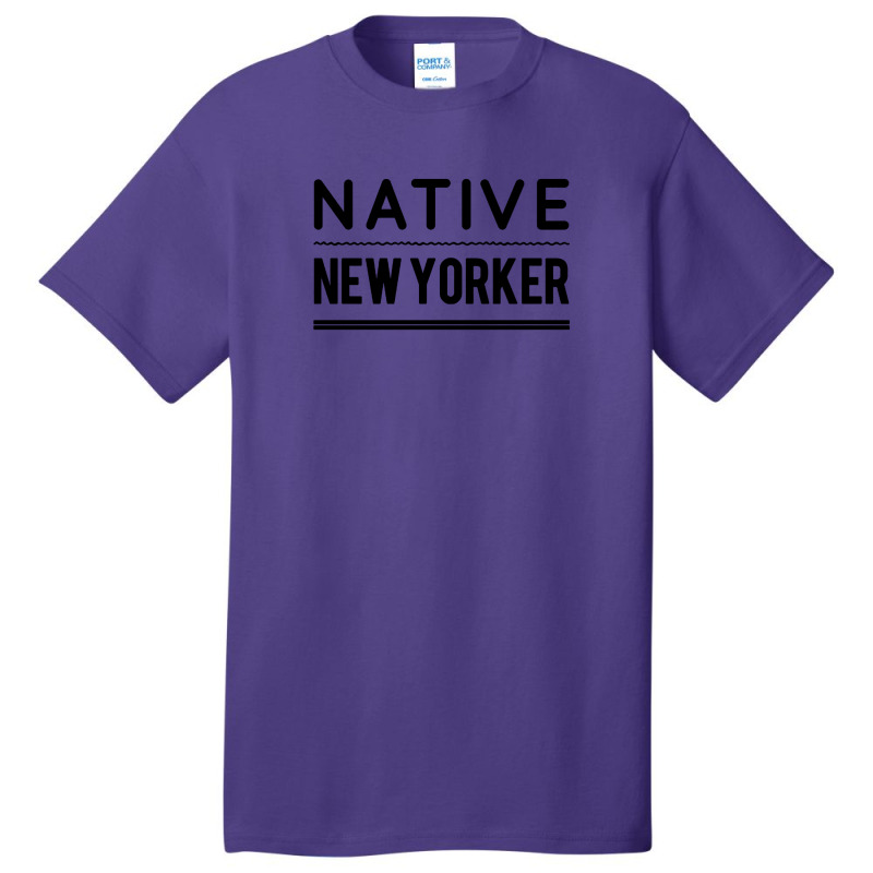 Native New Yorker Basic T-shirt | Artistshot