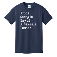 Frida Georgia Yayoi Artemisia Louise For Dark Basic Youth T-shirt | Artistshot