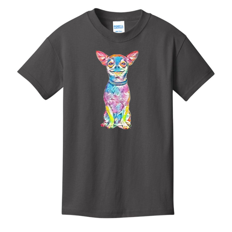 Chihuahua Spiked Collar Basic Youth T-shirt by Kemnabi | Artistshot