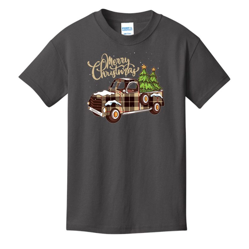 Merry Christmas Pickup Basic Youth T-shirt by autlu2024 | Artistshot