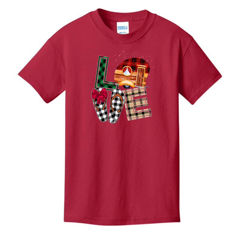 Love Christmas Caravan Basic Youth T-shirt by autlu2024 | Artistshot