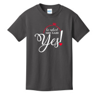 Finally Yes Basic Youth T-shirt | Artistshot