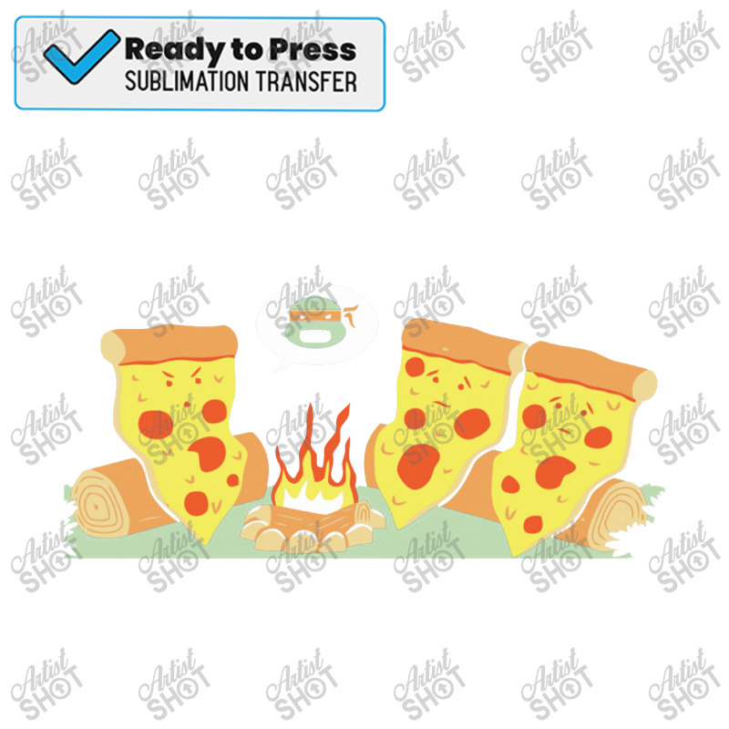 Pizza Campfire Storypizza Campfire Story Sublimation Transfer | Artistshot