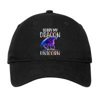 Sorry My Dragon Ate Your Unicorn Adjustable Cap | Artistshot