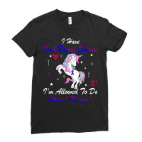 Smith Magenis Syndrome Awareness Unicorn Support Ladies Fitted T-shirt | Artistshot