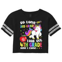 So Long 3rd Grade Look Out 4th Grade Here I Come Scorecard Crop Tee | Artistshot