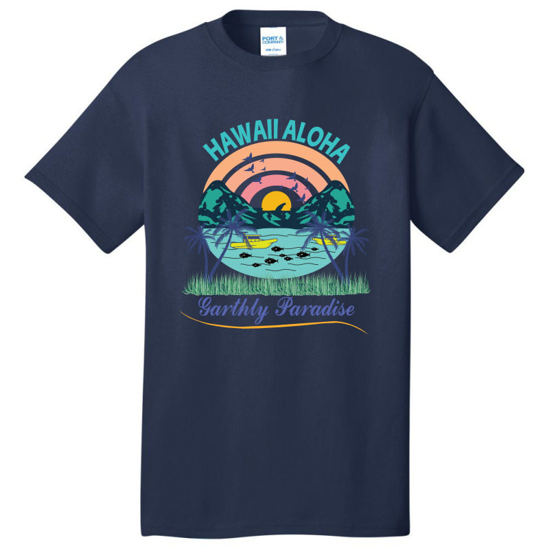 Hawai Aloha Paradise Basic T-shirt by TrendTee | Artistshot