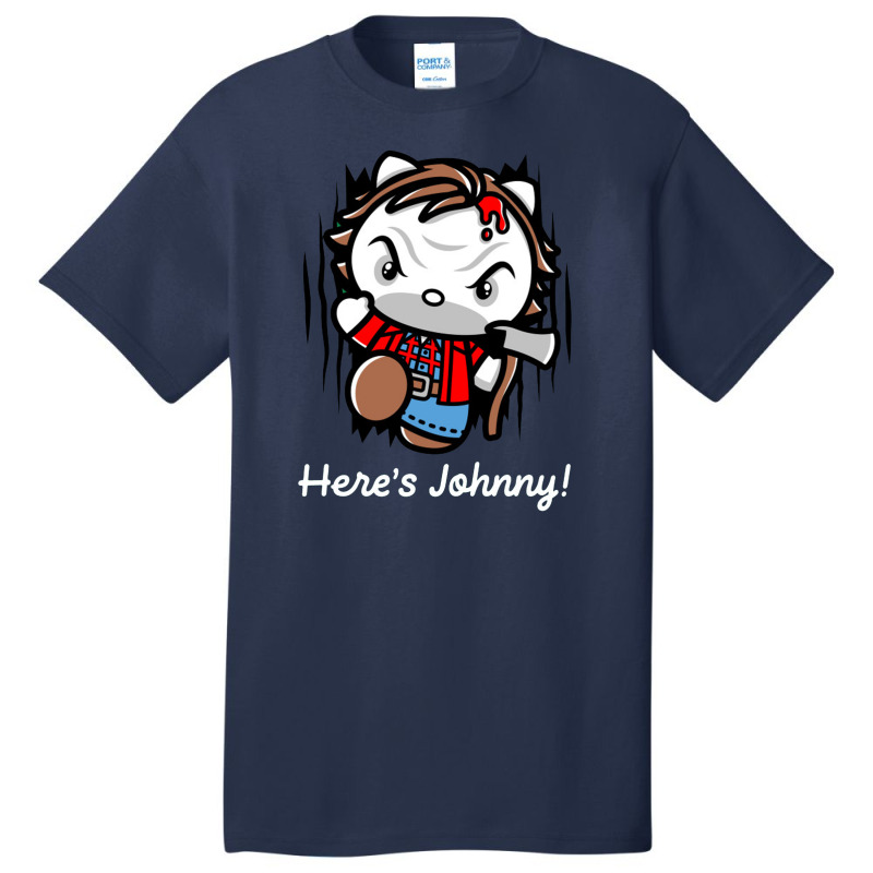 Hello Johnny Basic T-shirt by chrisnom | Artistshot