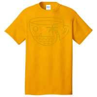 Coffee In Paradise Basic T-shirt | Artistshot