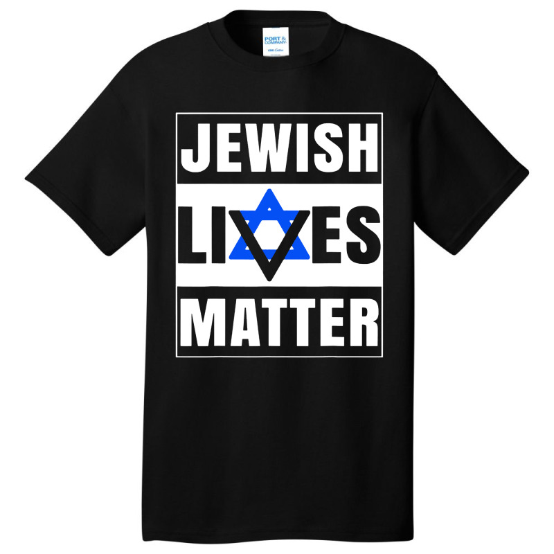 Jewish Lives Matter Shirt David Star Retro Jewish Holiday Basic T-shirt | Artistshot