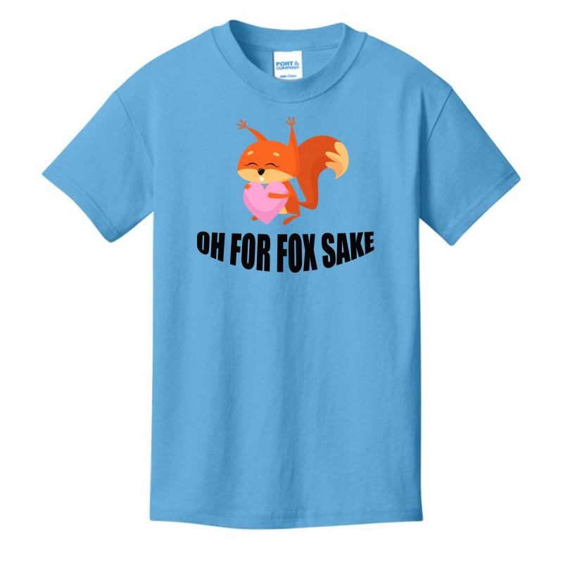 Oh, For Fox Sake Basic Youth T-shirt by Bettercallsaul | Artistshot