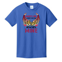 Daddy's Girl I Used To Be His Angel Now He's Mine For Light Basic Youth T-shirt | Artistshot