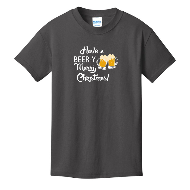 Have A Beery Merry Christmas Holiday Basic Youth T-shirt by hoainv | Artistshot