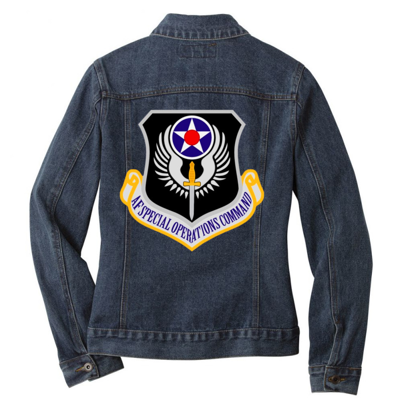 Air Force Special Operations Ladies Denim Jacket by ardylanda | Artistshot