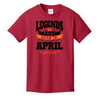 Legends Are Born In April For Light Basic Youth T-shirt | Artistshot