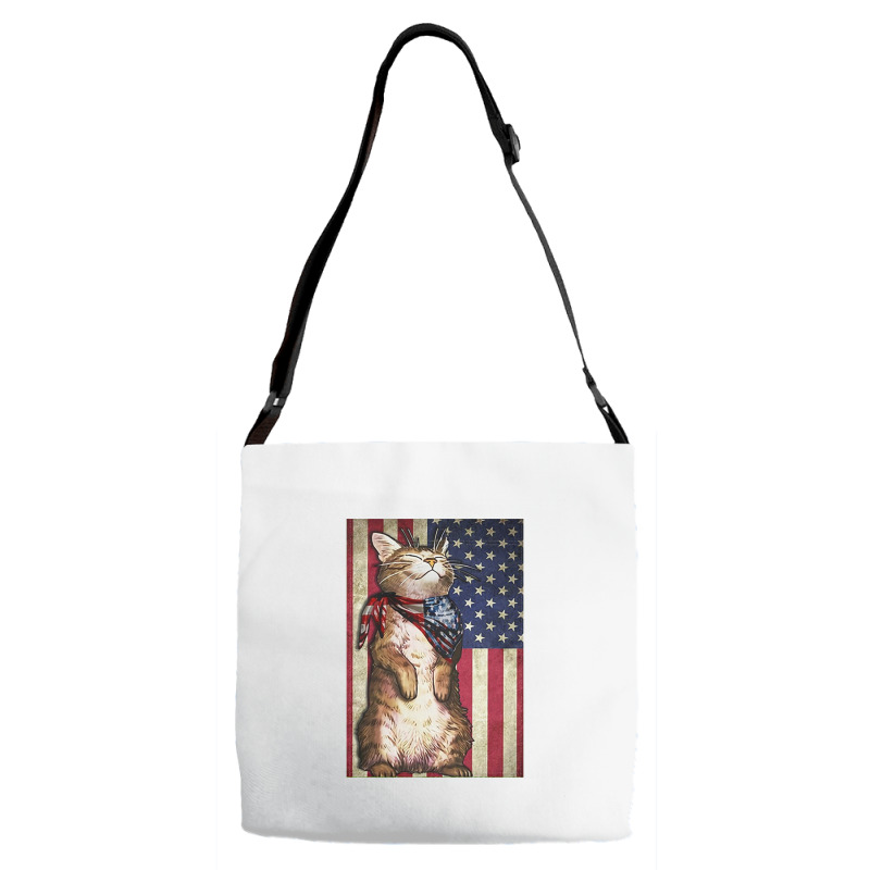 For Someone Who Loves Cat And The Country Adjustable Strap Totes | Artistshot