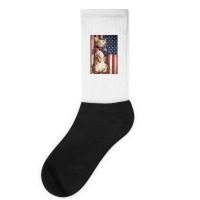 For Someone Who Loves Cat And The Country Socks | Artistshot