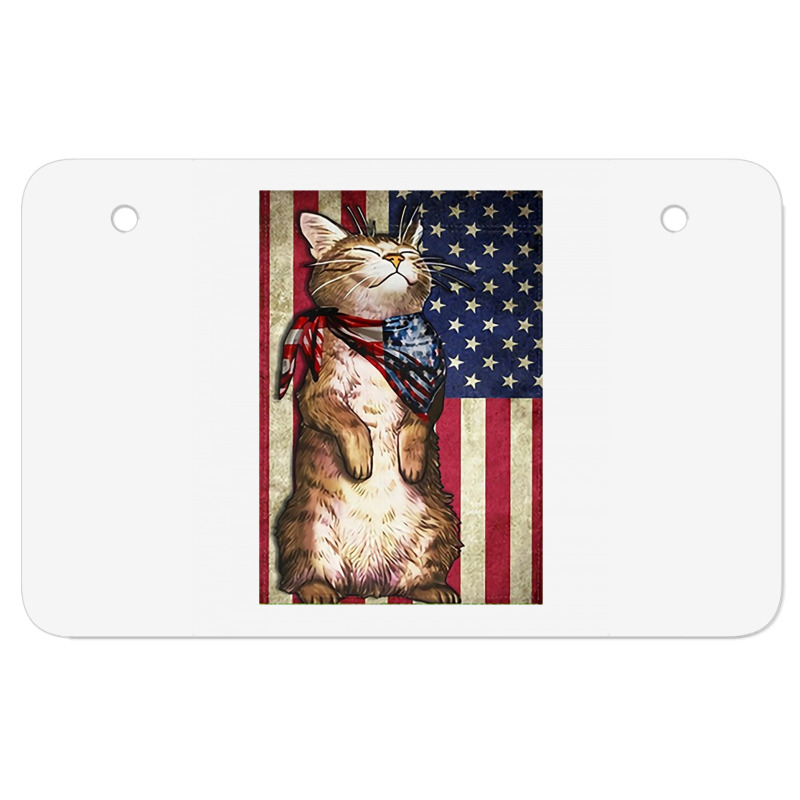 For Someone Who Loves Cat And The Country Atv License Plate | Artistshot