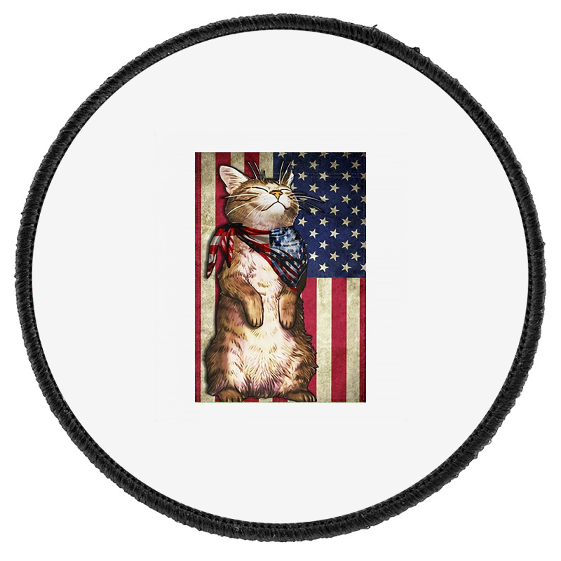 For Someone Who Loves Cat And The Country Round Patch | Artistshot