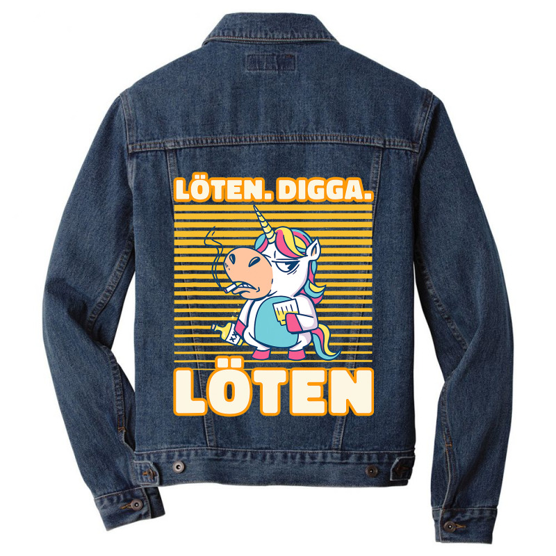 Soldering Digga Soldering R Drinker Sinking Unicor Men Denim Jacket | Artistshot