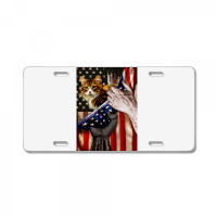 Independence Day Cat American Flag License Plate | Artistshot