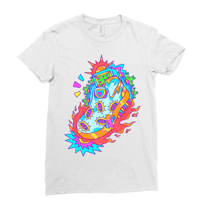 Sneakers Collection - Angry Burns Ladies Fitted T-Shirt by yoyvector | Artistshot