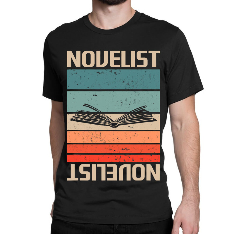 Retro Vintage Novelist Novel Author 1 Classic T-shirt by FriedBarcia | Artistshot