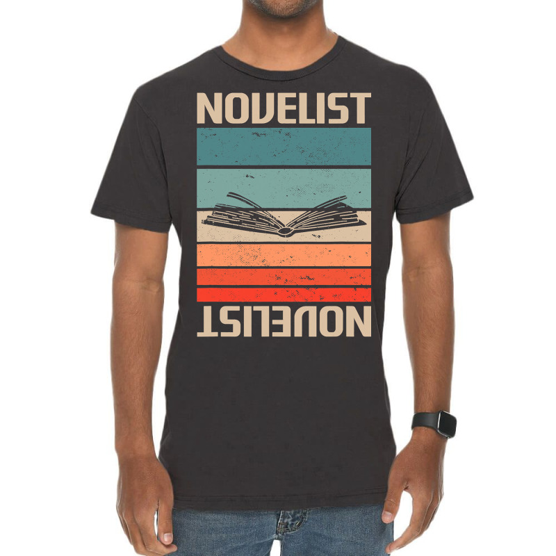 Retro Vintage Novelist Novel Author 1 Vintage T-Shirt by FriedBarcia | Artistshot