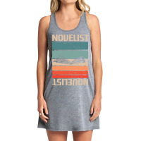 Retro Vintage Novelist Novel Author 1 Tank Dress | Artistshot